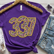 Load image into Gallery viewer, Assorted Flat Shimmer Mardi Gras KBD OG Filled Embroidery Direct To Film (DTF) Transfers