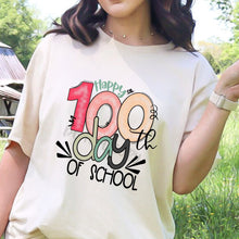 Load image into Gallery viewer, Assorted 100 Days of School Direct To Film (DTF) Transfer
