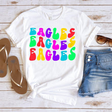 Load image into Gallery viewer, Wavy Stacked Colorful Mascot Direct To Film (DTF) Transfer