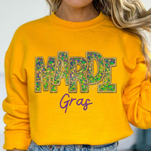 Load image into Gallery viewer, Assorted Bling Blur Mardi Gras KBD OG Filled Embroidery Direct To Film (DTF) Transfers