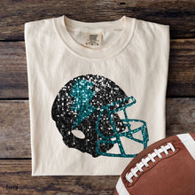 Load image into Gallery viewer, Assorted Faux Sequin Football Helmets Direct To Film (DTF) Transfers