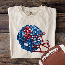 Load image into Gallery viewer, Assorted Faux Sequin Football Helmets Direct To Film (DTF) Transfers
