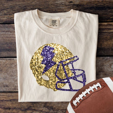 Load image into Gallery viewer, Assorted Faux Sequin Football Helmets Direct To Film (DTF) Transfers