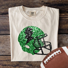 Load image into Gallery viewer, Assorted Faux Sequin Football Helmets Direct To Film (DTF) Transfers