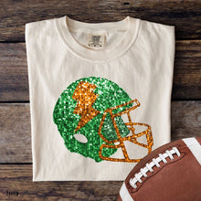 Load image into Gallery viewer, Assorted Faux Sequin Football Helmets Direct To Film (DTF) Transfers