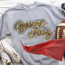Load image into Gallery viewer, Assorted Faux Sequin and Embroidery GAME DAY Direct To Film (DTF) Transfers