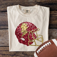 Load image into Gallery viewer, Assorted Faux Sequin Football Helmets Direct To Film (DTF) Transfers