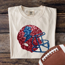 Load image into Gallery viewer, Assorted Faux Sequin Football Helmets Direct To Film (DTF) Transfers