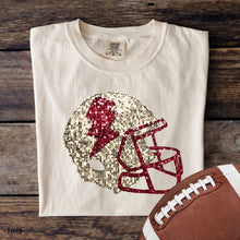 Load image into Gallery viewer, Assorted Faux Sequin Football Helmets Direct To Film (DTF) Transfers