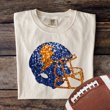 Load image into Gallery viewer, Assorted Faux Sequin Football Helmets Direct To Film (DTF) Transfers