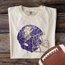 Load image into Gallery viewer, Assorted Faux Sequin Football Helmets Direct To Film (DTF) Transfers
