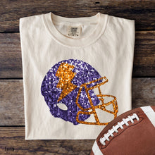 Load image into Gallery viewer, Assorted Faux Sequin Football Helmets Direct To Film (DTF) Transfers