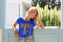 Load image into Gallery viewer, Assorted Mascot Initial With Optional Sleeve Design Direct To Film (DTF) Transfer