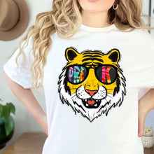 Load image into Gallery viewer, TIGER Tie Die Aviator Mascots Direct To Film (DTF) Transfers