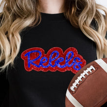 Load image into Gallery viewer, Assorted Faux Sequin and Embroidery Words Direct To Film (DTF) Transfers