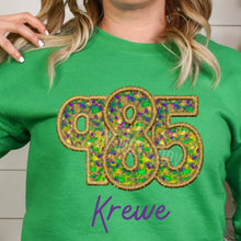 Load image into Gallery viewer, Assorted Bling Blur Mardi Gras KBD OG Filled Embroidery Direct To Film (DTF) Transfers