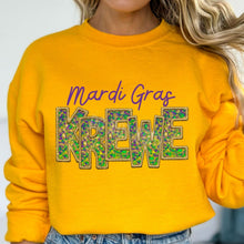 Load image into Gallery viewer, Assorted Bling Blur Mardi Gras KBD OG Filled Embroidery Direct To Film (DTF) Transfers