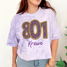 Load image into Gallery viewer, Assorted Glitter Mardi Gras KBD OG Filled Embroidery Direct To Film (DTF) Transfers