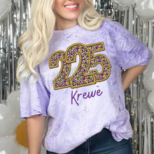 Load image into Gallery viewer, Assorted Flat Shimmer Mardi Gras KBD OG Filled Embroidery Direct To Film (DTF) Transfers