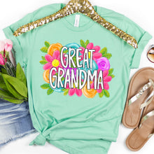 Load image into Gallery viewer, Assorted Florals Mama (and others) Direct To Film (DTF) Transfers