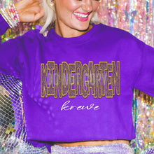 Load image into Gallery viewer, Assorted Glitter Mardi Gras KBD OG Filled Embroidery Direct To Film (DTF) Transfers