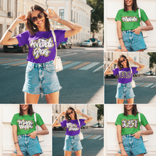 Load image into Gallery viewer, Assorted Faux Embroidery Bling KBD OG MARDI GRAS Direct To Film (DTF) Transfers