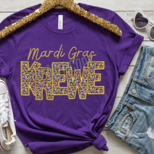 Load image into Gallery viewer, Assorted Flat Shimmer Mardi Gras KBD OG Filled Embroidery Direct To Film (DTF) Transfers