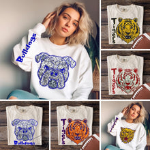 Load image into Gallery viewer, Assorted Faux Sequin II Mascots Direct To Film (DTF) Transfers