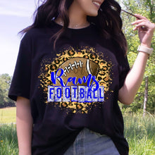 Load image into Gallery viewer, Assorted Leopard or Field Splatter Football Sport Direct To Film (DTF) Transfers