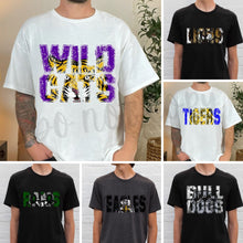 Load image into Gallery viewer, Assorted Distressed Inlaid Mascots Direct To Film (DTF) Transfers