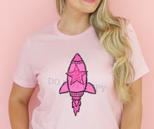 Load image into Gallery viewer, Assorted Pink BCA Glitter Star Eyed Mascots Direct To Film (DTF) Transfers