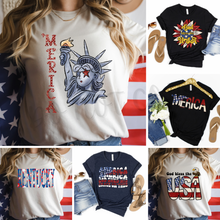 Load image into Gallery viewer, Assorted Patriotic 2023 Direct To Film (DTF) Transfers