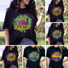 Load image into Gallery viewer, Assorted Leopard or Field Splatter Football Sport Direct To Film (DTF) Transfers