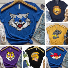 Load image into Gallery viewer, Assorted Glitter Star Eyed Mascots Direct To Film (DTF) Transfers