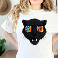 Load image into Gallery viewer, PANTHER Tie Die Aviator Mascots Direct To Film (DTF) Transfers