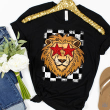 Load image into Gallery viewer, Jazzy Preppy Star Eyed Mascots (with optional Checkerboard Background) Customization