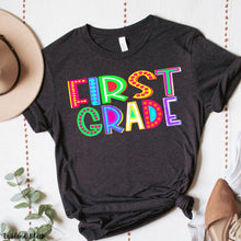 Load image into Gallery viewer, Assorted Bright School Grades & Titles Direct To Film (DTF) Transfers