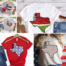 Load image into Gallery viewer, Assorted Texas Direct To Film (DTF) Transfers