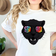 Load image into Gallery viewer, PANTHER Tie Die Aviator Mascots Direct To Film (DTF) Transfers
