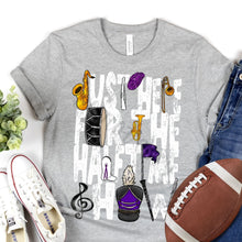 Load image into Gallery viewer, Assorted Just Here For The Halftime Show Band Direct To Film (DTF) Transfers