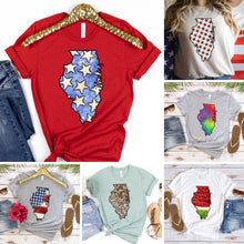 Load image into Gallery viewer, Assorted Illinois Direct To Film (DTF) Transfers