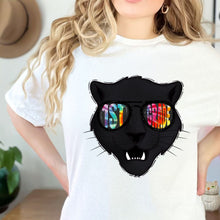 Load image into Gallery viewer, PANTHER Tie Die Aviator Mascots Direct To Film (DTF) Transfers