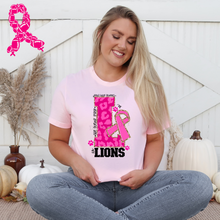 Load image into Gallery viewer, Assorted Breast Cancer Awareness Leopard Mascot Direct To Film (DTF) Transfers