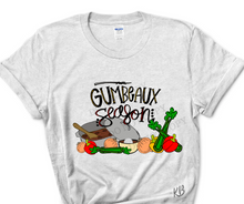 Load image into Gallery viewer, EXCLUSIVE Gumbeaux Season High Heat Full Color Soft Screen Print RTS