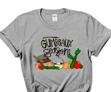 Load image into Gallery viewer, EXCLUSIVE Gumbeaux Season High Heat Full Color Soft Screen Print RTS