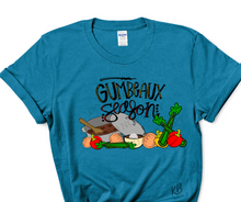 Load image into Gallery viewer, EXCLUSIVE Gumbeaux Season High Heat Full Color Soft Screen Print RTS