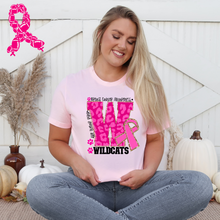 Load image into Gallery viewer, Assorted Breast Cancer Awareness Leopard Mascot Direct To Film (DTF) Transfers