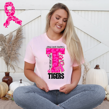 Load image into Gallery viewer, Assorted Breast Cancer Awareness Leopard Mascot Direct To Film (DTF) Transfers