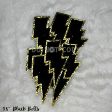 Load image into Gallery viewer, Chenille Lightning Bolts Apprx 2-2.5" RTS