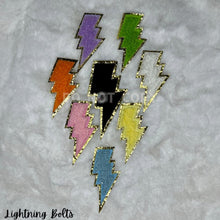 Load image into Gallery viewer, Chenille Lightning Bolts Apprx 2-2.5" RTS